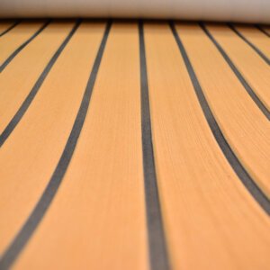 Brown and black teak eva foam pad 5 Pieces Brown and Black EVA Teak Boat Flooring