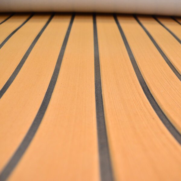 5 Pieces Brown and Black EVA Teak Boat Flooring